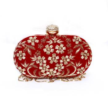  Worthyy Enterprises Oval Party Clutch for Women / Girls 1