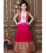 Wedding Designer Pink Georgette Lehenga choli