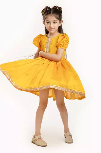 Chanderi Silk Dress