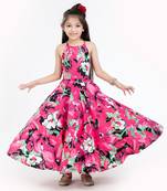 100% Peached Cotton Printed Lehenga Set 