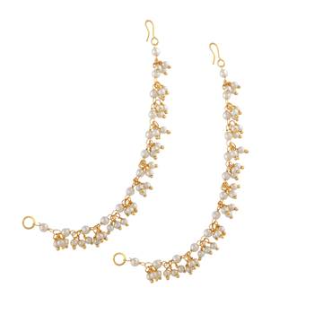 Gold earrings 1