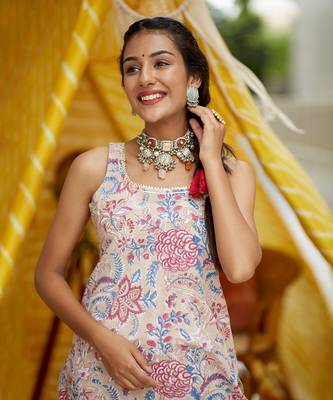 Blush Kurta Sharara Set 7