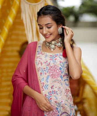 Blush Kurta Sharara Set 8