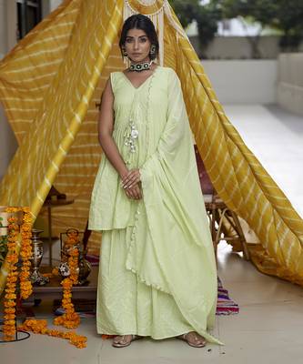 Mint Green Kurta Set 7