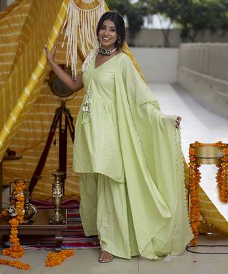 Mint Green Kurta Set 8