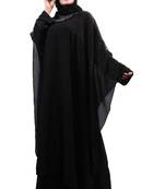 Khadija Fashion, Women's Abaya|Burqa, Soft Imported Fabric, With Stone Work.(Rainbow)