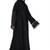 Khadija Fashion Classic Dark Black With Lace Work Sleeves Burqa|Abaya For Women|Girls.(Black)