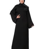 Khadija Fashion, New Arrivals Black Embroidery Sleeves Dubai Abaya|Burqa|Burkha For Women|Girls Colour - Black Pack Of 1