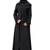 Khadija Fashion, New Arrivals Front Open Lining Design Dubai Abaya|Burqa For Women|Girls Colour - Black Pack Of 1