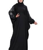 Khadija Fashion, New Arrivals Unique Sleeves Dubai Abaya|Burqa For Women|Girls Colour - Black Pack Of 1