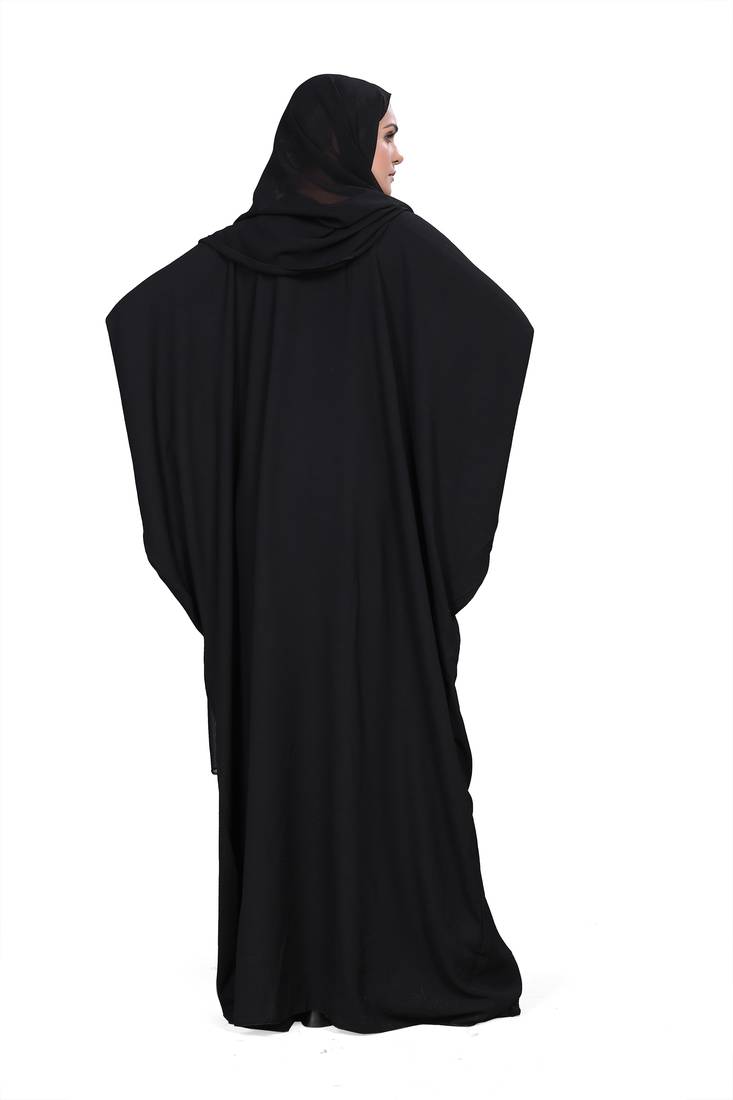 Khadija Fashion, New Arrivals Handmade Traditional Dubai Abaya|Burqa For Women|Girls Colour - Black Pack Of 1