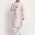 Grey Silk Blend Traditional Kurta For men
