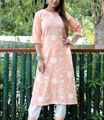 Style Samsara Cotton Blend Embrodery Kurta and Pant set