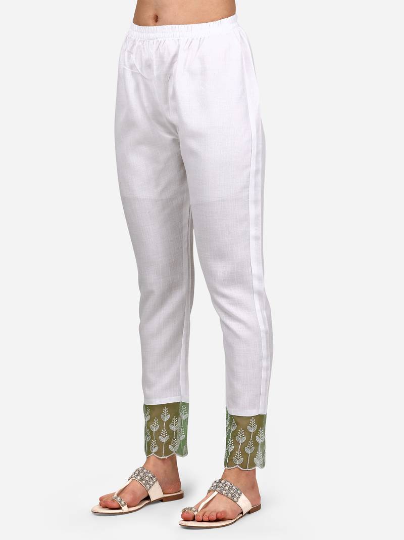 Style Samsara Cotton Blend embroidered Kurta Pant set
