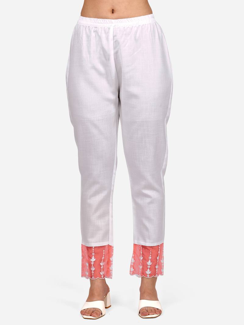 Style Samsara Cotton Blend embroidered Kurta Pant set