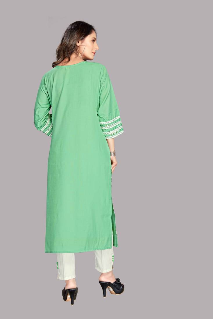 Style Samsara Women Kurta and Lurex Pant Set