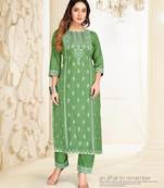 Style Samsara Kurta and Pant Set With Antique Print