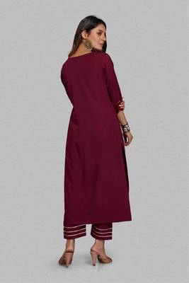Style Samsara Foil Printed Crepe Straight kurta pant set 5