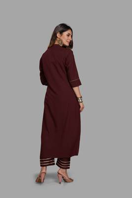Style Samsara Foil Printed Crepe Straight kurta pant set 6