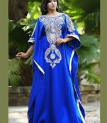 Floor length African Attire Bridesmaid Islamic Abaya Muslim Wedding Gown Long Dress