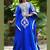 Floor length African Attire Bridesmaid Islamic Abaya Muslim Wedding Gown Long Dress