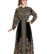 Luxurious VIP African Attire Bridesmaid Abaya Muslim Wedding Gown Handmade Dubai Moroccan Kaftan with hijab Dress 