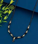 New Stylish & Fancy Look Gold-plated  Alloy Mangalsutra