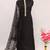 Black Heavy Designer Sequance Embroidery Work Faux Georgette unstitched Long Length Kameez Pant party-wear-salwar-kameez
