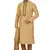 Gold embroidered art dupion silk kurta-pajama