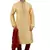 Gold embroidered art dupion silk kurta-pajama