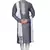 Grey embroidered art dupion silk kurta-pajama