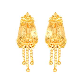 Gold na earrings 1