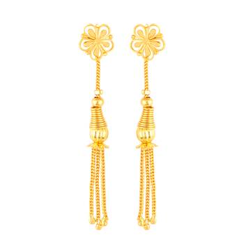 Gold na earrings 1