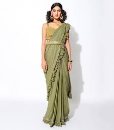 Olive Falls Saree Set