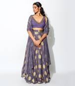 amethyst lehenga set