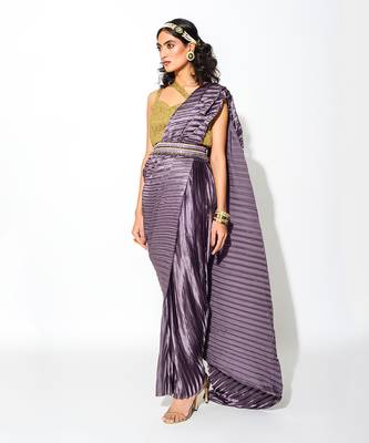 RV signature belt saree 2