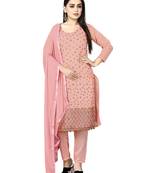 Multicolor embroidered chanderi salwar