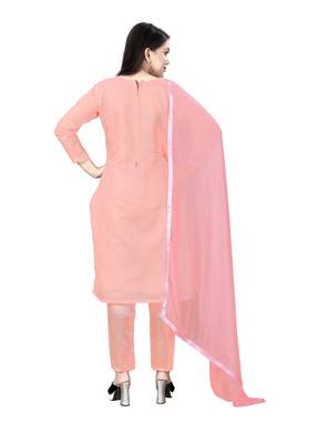 Multicolor embroidered chanderi salwar 3
