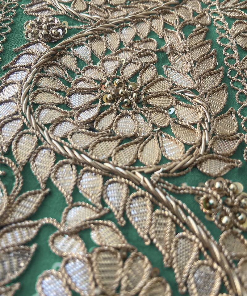 Kale Rosegold Marori Gota Patti & Zardozi Hand Embroidered Sharara Set