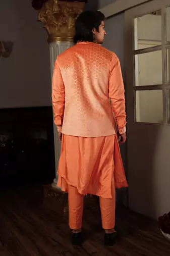 Peach Osh Bandi Set
