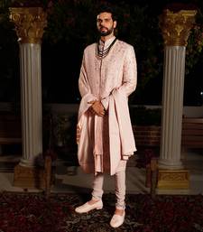 Pink Kush Sherwani Set