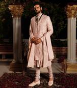 Pink Kush Sherwani Set