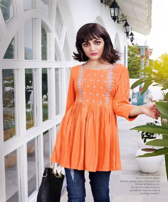 Casual Wear Pure Rayon Tunics 2