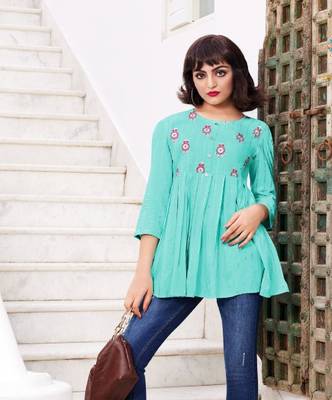 Casual Wear Pure Rayon Tunics 1