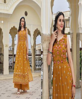 Pure Rayon Kurti palazzo Sets 3