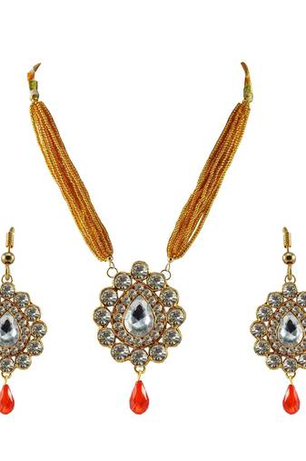 Gold Platted Brass Necklace
