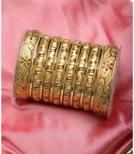 Gold bangles-and-bracelets