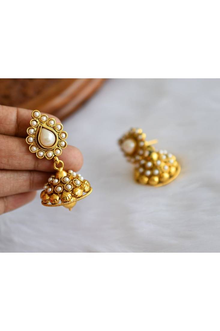 Antique pearl haar set dj-01863