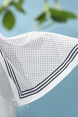 JSDC Polkadot White Color Printed Scarf Stole 2