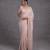 Heirloom Oyster Pink Chikankari Kamdani Beads & Sequin Hand Embroidered Saree